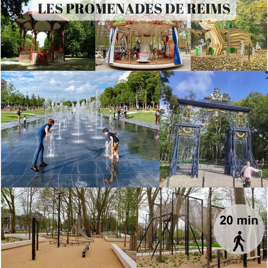 Le Cocon De Reims /Wifi/Commerce /Av De Paris Екстер'єр фото